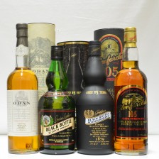 Oban 14 Black Bottle 15 Glenfarclas 105 Black Bottle