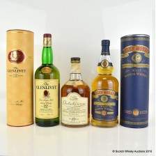 Glenlivet 12 Dalwhinnie 15 Glen Moray 12