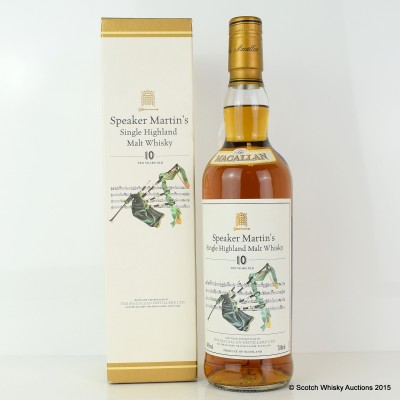 Macallan Speaker Martin's 10 Year Old