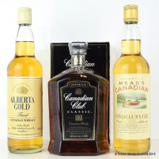CANADIAN CLUB CLASSIC 12 YEAR OLD 1L  ALBERTA GOLD   MEAD S CANADIAN