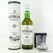 Laphroaig 10 For Hms Vanguard Second Commission With Matching Glass