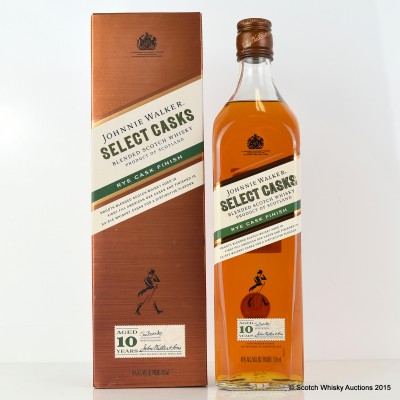 Johnnie Walker 10 Year Old Rye Cask Finish