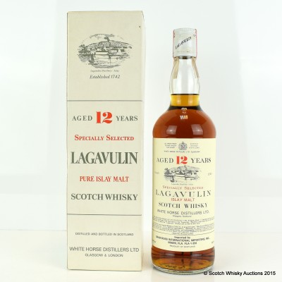 Lagavulin 12 Year Old White Horse Bottling 75cl