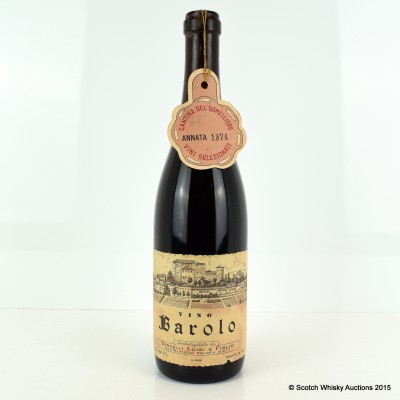 Vercelli Luigi & Figlio Vino Barolo 1974