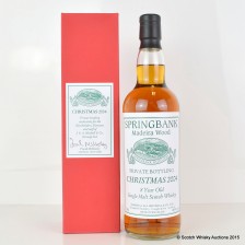 Springbank Christmas 2004 8 Madeira Wood Private Bottling