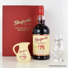 GLENFARCLAS CHAIRMAN S RESERVE WITH GLENCAIRN GLASS   JUG SIGNED CHARITY LOT