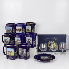 Martell Grand National Winner S Jugs Plate And Glasses Set