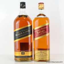 Johnnie Walker Black Label 12 1 5l Johnnie Walker Red Label 1 125l