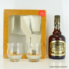 Bowmore 12 Dumpy With Glasses Set