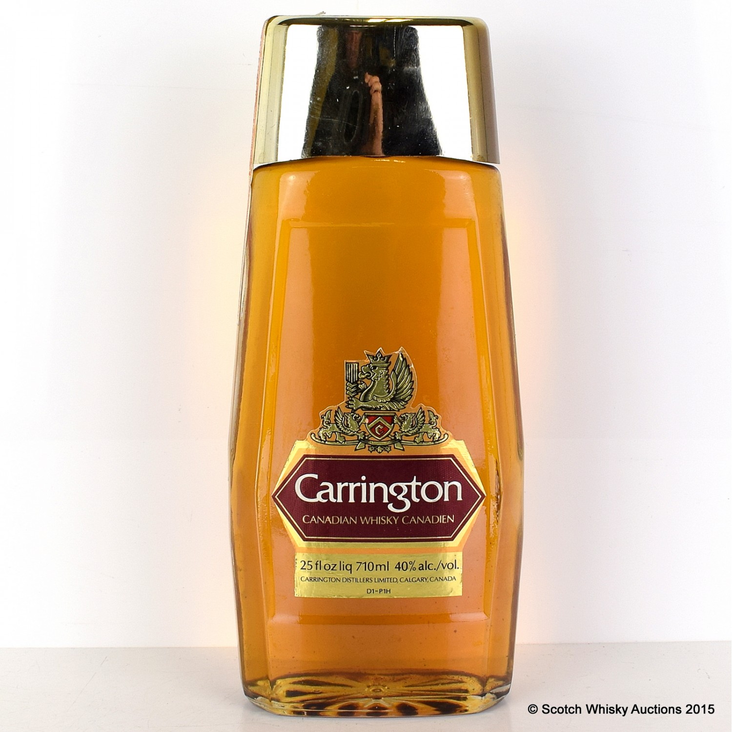 Carrington 1972 Canadian Whisky 25 Fl Oz The 57th Auction Scotch