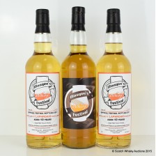 Laphroaig 10 Glasgow Whisky Festival 2011 Bottling 2 X 70cl Highland Park 1996 14 For Glasgow Whisky Festival 2010