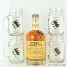 Monkey Shoulder In Cage Glass Jars X 4