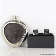 Glenfiddich Cufflinks Hip Flask