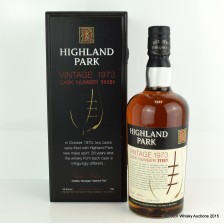 Highland Park 1973 Single Sherry Cask 28 11151