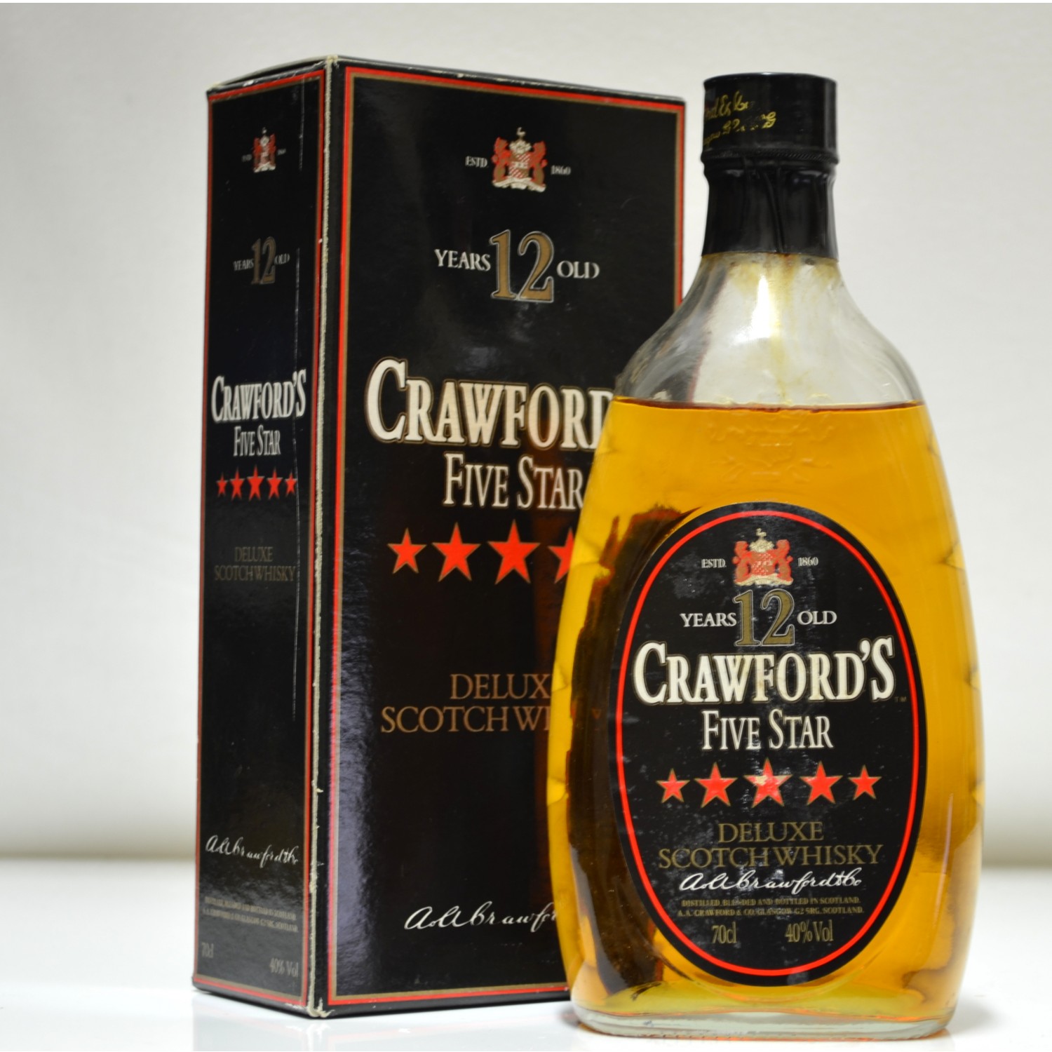 Crawford's 5 Star 12 Year Old The 20th Auction Scotch Whisky Auctions