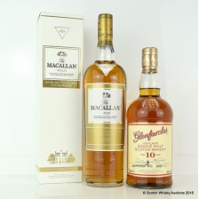 GLENFARCLAS 10 YEAR OLD   MACALLAN GOLD