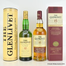 Glenlivet 12 Glenlivet 15 French Oak Reserve