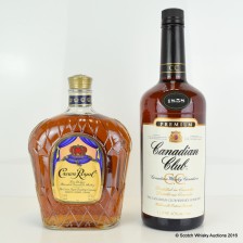 CROWN ROYAL 1L   CANADIAN CLUB 1L