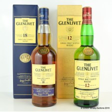 Glenlivet 18 Glenlivet 12