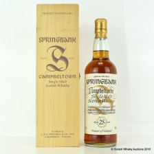 SPRINGBANK MILLENNIUM COLLECTION 25 YEAR OLD