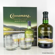 CONNEMARA PEATED IRISH WHISKEY WITH 2 GLASSES