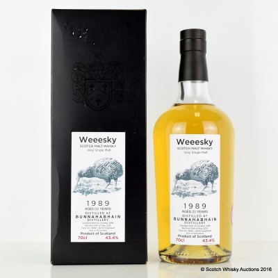 Bunnahabhain 1989 22 Year Old Creative Whisky Co