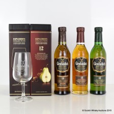 Glenfiddich Explorer S Collection 3 X 20cl With Glass