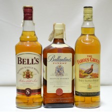 FAMOUS GROUSE 1L  BELL S 8 1L   BALLANTINE S 1L