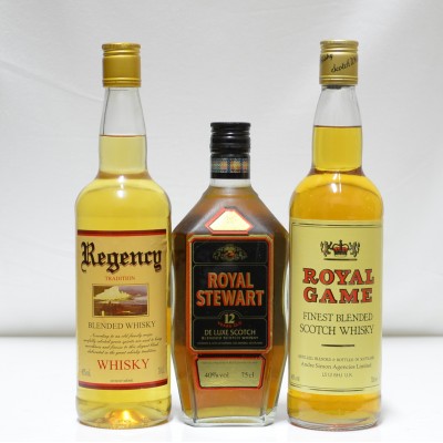 Royal Stewart 12 75cl, Royal Game & Regency