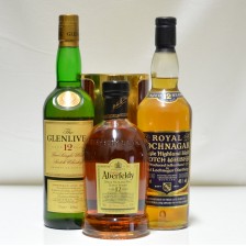 Aberfeldy 12 In Tin Royal Lochnagar Glenlivet 12