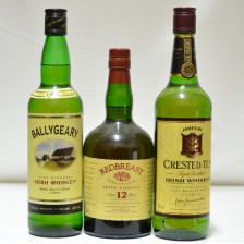 BALLYGEARY  REDBREAST 12   JAMESONS CRESTED 10