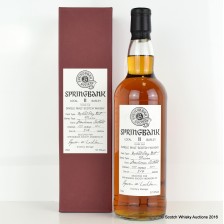 Springbank 1999 11 Society Bottle