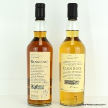 FLORA   FAUNA BENRINNES 15 YEAR OLD   FLORA   FAUNA GLEN SPEY 12 YEAR OLD