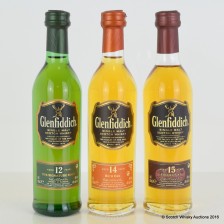 GLENFIDDICH RICH OAK 14 YEAR OLD 10CL  GLENFIDDICH 12 YEAR OLD 10CL   GLENFIDDICH 15 YEAR OLD 10CL