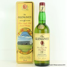 GLENLIVET 12 YEAR OLD CLASSIC GOLF COURSES OF SCOTLAND CARNOUSTIE