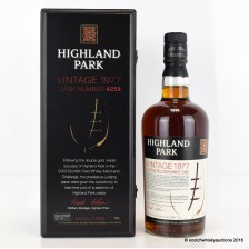 Highland Park Vintage 1977  Cask  4258 