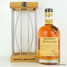 MONKEY SHOULDER IN CAGE   4 X BRANDED GLASSES