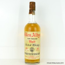GLEN ALBYN 10 YEAR OLD 75CL