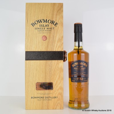 Bowmore 1982 29 Year Old Vintage Release