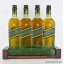 Johnnie Walker Green Label 15 Year Old Taiwan Wonders Collection 4 x 70cl with Stand