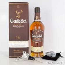 Glenfiddich 18 Small Stag S Head Pourer Whisky Stones
