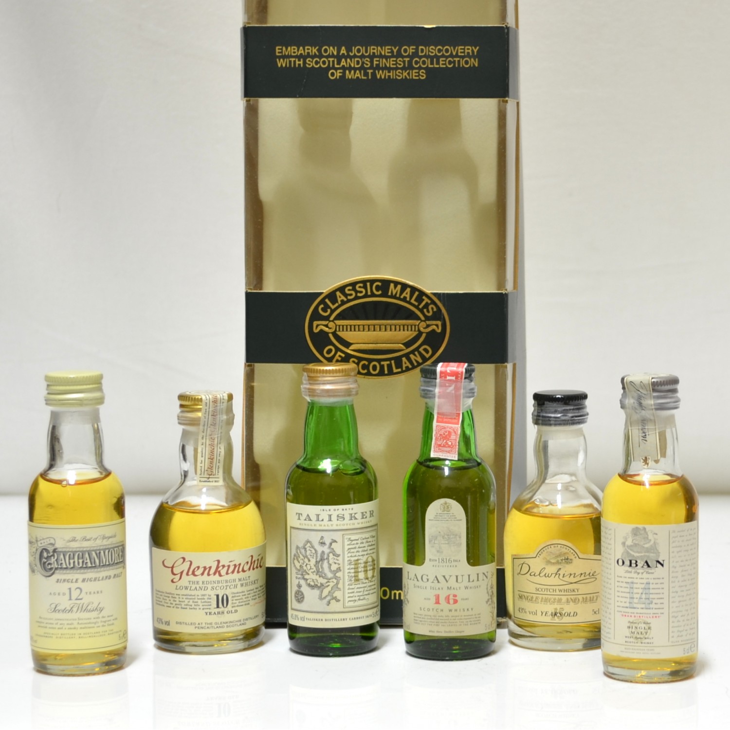 Classic Malts Of Scotland 6 x 50ml The 22nd Auction Scotch Whisky