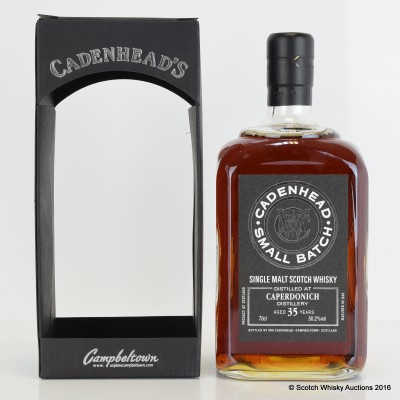 Cadenhead's Small Batch Caperdonich 35 Year Old