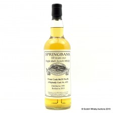 Springbank 1991 18 Private Cask