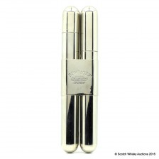 BOWMORE CIGAR HOLDER HIP FLASK