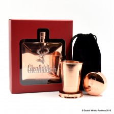 Glenfiddich Branded Hip Flask Collapsible Cup