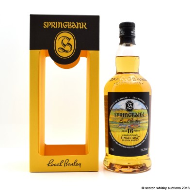 Springbank 16 Year Old Local Barley