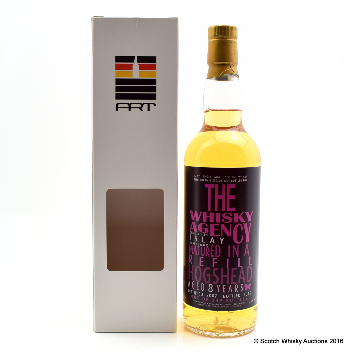Islay Region Single Malt 2007 8 Year Old The Whisky Agency | The