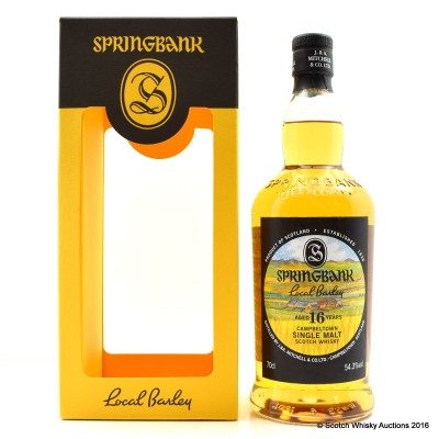 Springbank 16 Year Old Local Barley