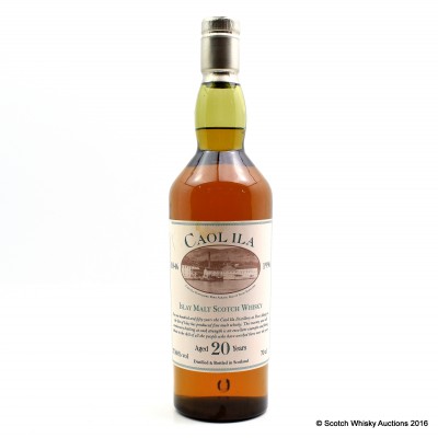 Caol Ila 150th Anniversary 20 Year Old